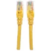 Intellinet sieťový patch kábel, Cat6, 5 m, žltý, CCA, U/UTP, PVC, RJ45, pozlátené kontakty, snagless, zaliate, doživotná záruka