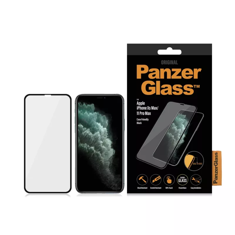 PanzerGlass® ochranná fólia displeja iPhone 11 Pro Max | Xs Max | Edge-to-Edge