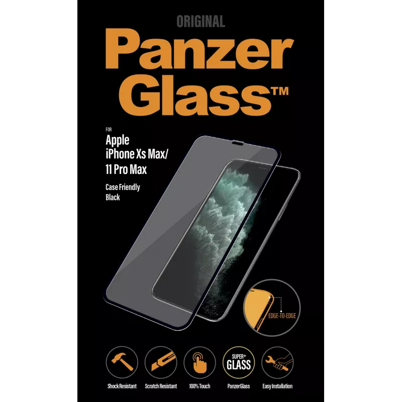 PanzerGlass® ochranná fólia displeja iPhone 11 Pro Max | Xs Max | Edge-to-Edge