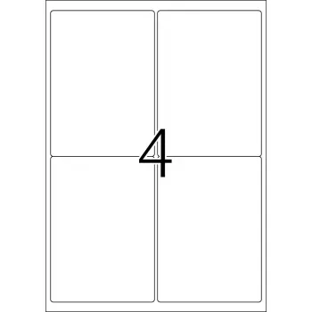 Samolepiaca tlačová etiketa HERMA 9534 A4 outdoorová fólia 99,1 x 139 mm
