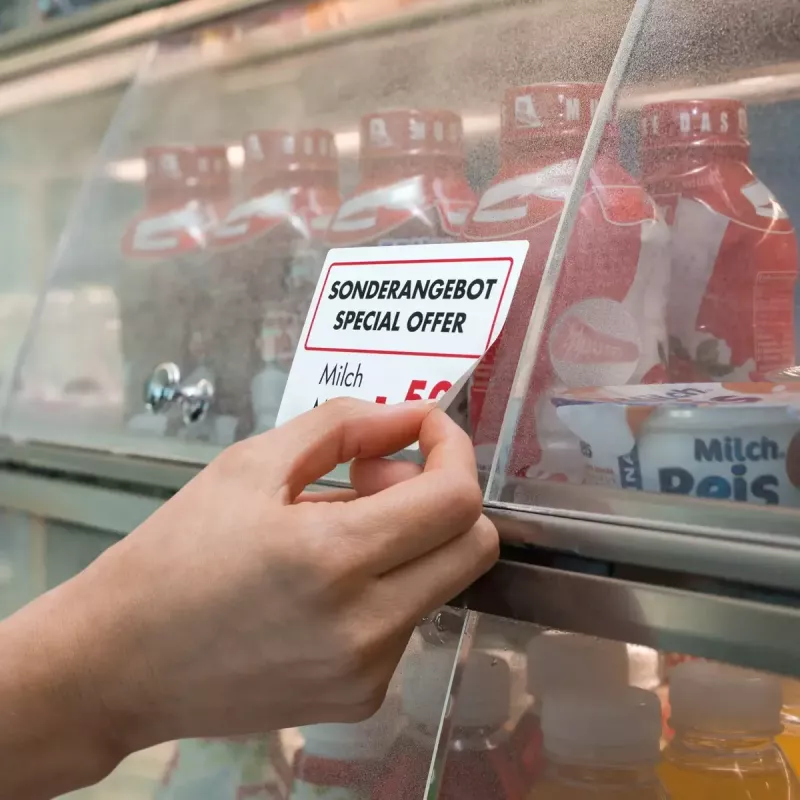 Samolepiace etikety HERMA 4576 odnímateľné biele 80 ks