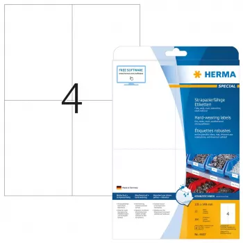 Samolepiaca tlačová etiketa HERMA Labels odolná A4 105x148 mm