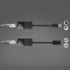 Lindy 60m USB 1.1 Cat.6 extender Basic, sieťový vysielač a prijímač, 60 m, 12 Mbit/s, Cat5e, Cat6, čierna, plast