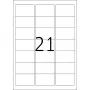 Odnímateľné adresné etikety HERMA 63,5x38,1 mm 2100 ks