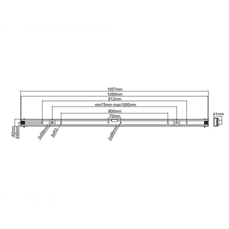 Multibrackets M Universal Wallmount čierny Large