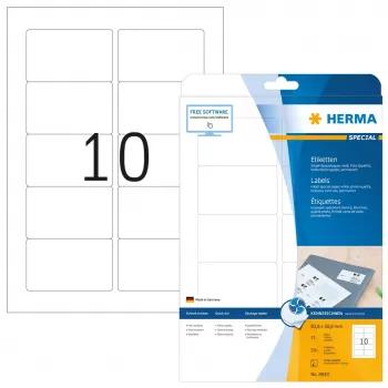 Samolepiaca tlačová etiketa HERMA inkjet etikety A4 83,8x50,8 mm