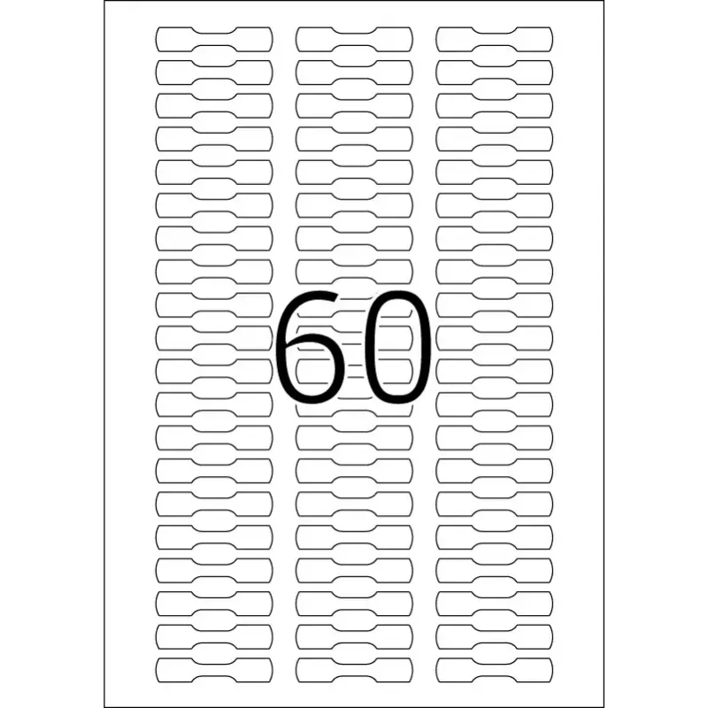 Samolepiaca etiketa pre tlačiareň HERMA 5116 A4 49x10 mm 1500 ks