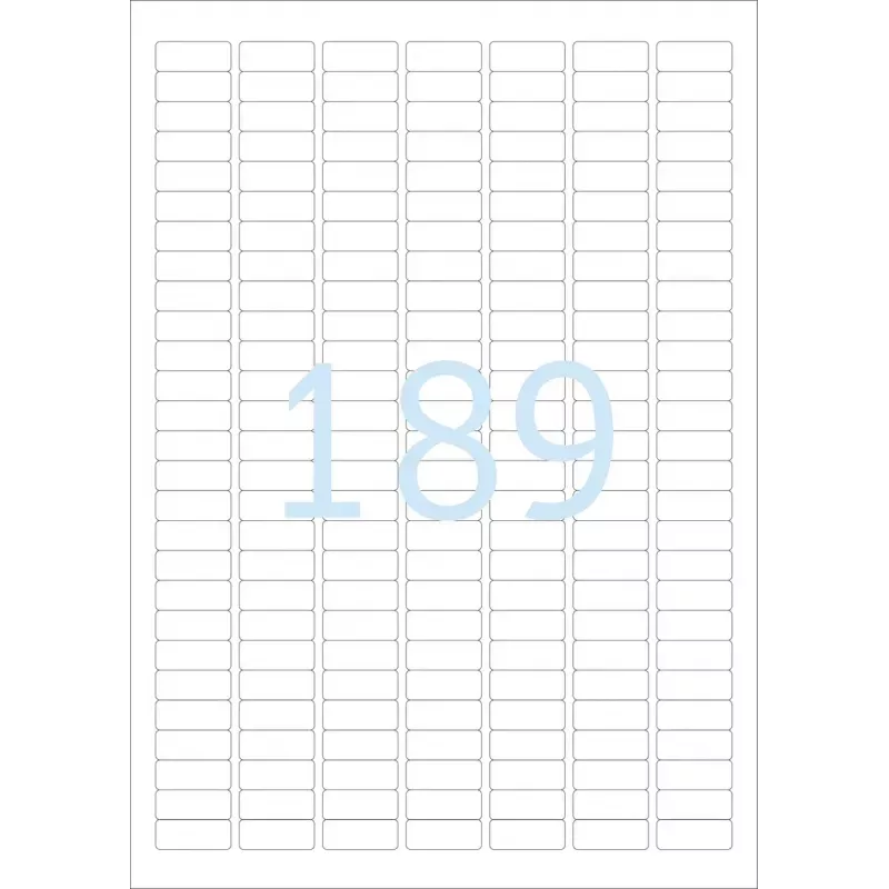 Samolepiace etikety pre tlačiareň HERMA Labels A4 25,4x10 mm biele extra silná priľnavosť papier matný 4725 ks