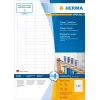 Samolepiace etikety pre tlačiareň HERMA Labels A4 25,4x10 mm biele extra silná priľnavosť papier matný 4725 ks