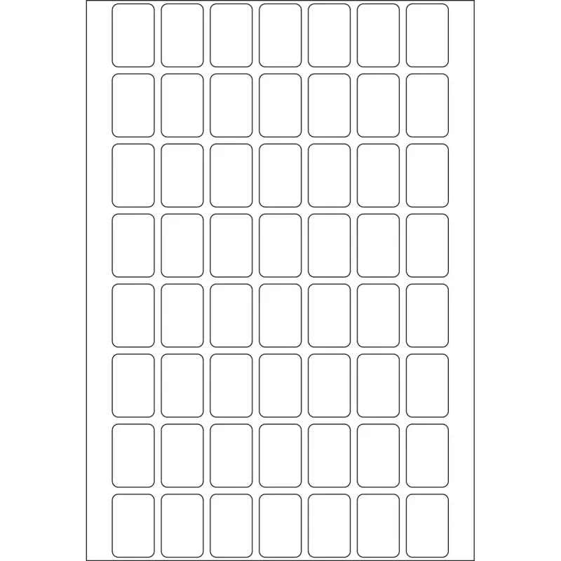 Univerzálne etikety HERMA 12x18 mm biele odnímateľné/odstrániteľný papier matný