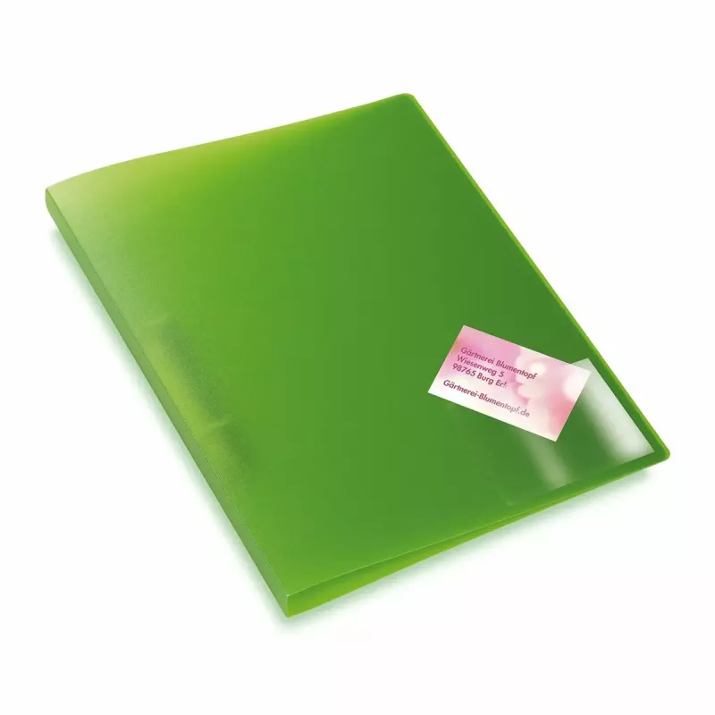 HERMA 1421 samolepiace vrecká na vizitky, 95 x 60 mm, priehľadný PP, 24 ks