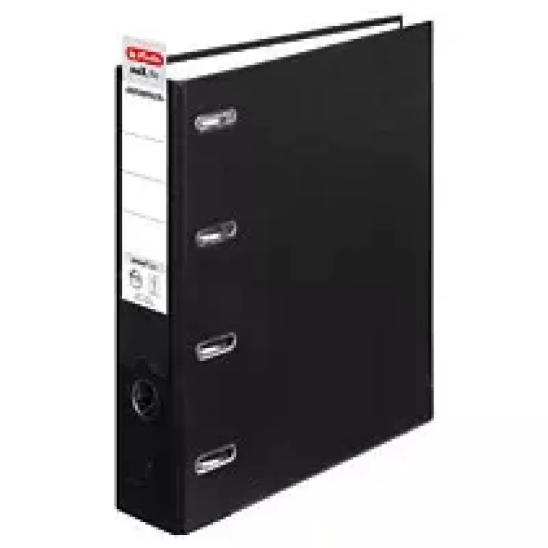 Krúžkový blok Herlitz 10842250 A4 čierny