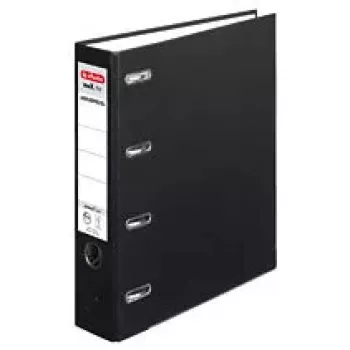 Krúžkový blok Herlitz 10842250 A4 čierny