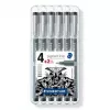 Fineliner Staedtler 308 SB6P čierny 6 kusov