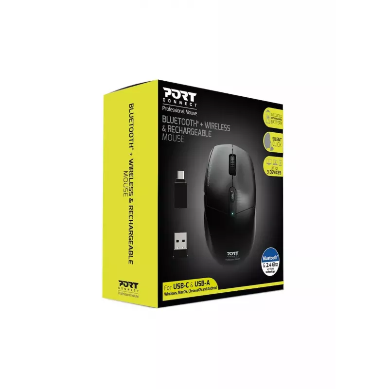 Port Designs 900715 RF Wireless + Bluetooth myš