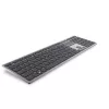 DELL Pro Plus klávesnica – KB700 – Pan-Nordic (QWERTY), Full-size (100%), Wireless, Bluetooth, QWERTY, sivá
