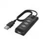 Hama 00200118 rozbočovač USB 2.0 480 Mbit/s čierny