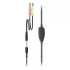Hama HS-P350 V2 headset káblový s hlavovým mostom kancelária/call centrum čierny