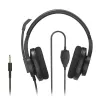 Hama HS-P350 V2 headset káblový s hlavovým mostom kancelária/call centrum čierny