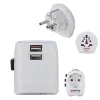 Hama World Travel Pro Light USB napájací zdroj univerzálny biely