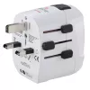Hama World Travel Pro Light USB napájací zdroj univerzálny biely