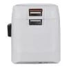 Hama World Travel Pro Light USB napájací zdroj univerzálny biely
