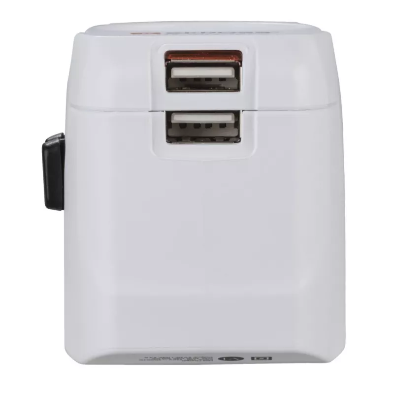 Hama World Travel Pro Light USB napájací zdroj univerzálny biely