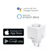 Hama Mini WiFi inteligentná zásuvka 00176573, 16 A, 3680 W, biela