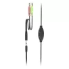 Hama HS-P150 V2 headset káblový s hlavovým mostom kancelária/call centrum čierny