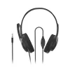 Hama HS-P100 V2 headset káblový s hlavovým mostom kancelária/call centrum čierny, strieborný