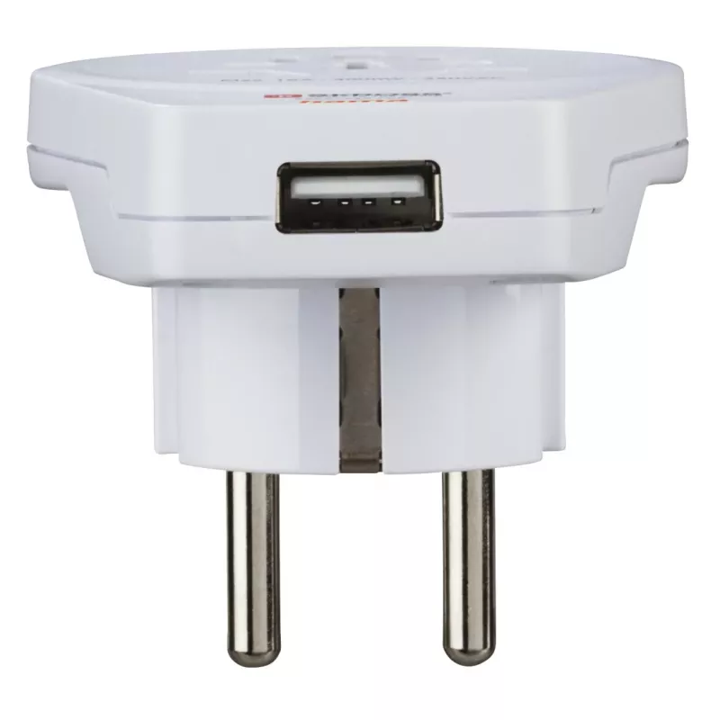 Hama svet-na-Európa USB napájací adaptér univerzálny biely