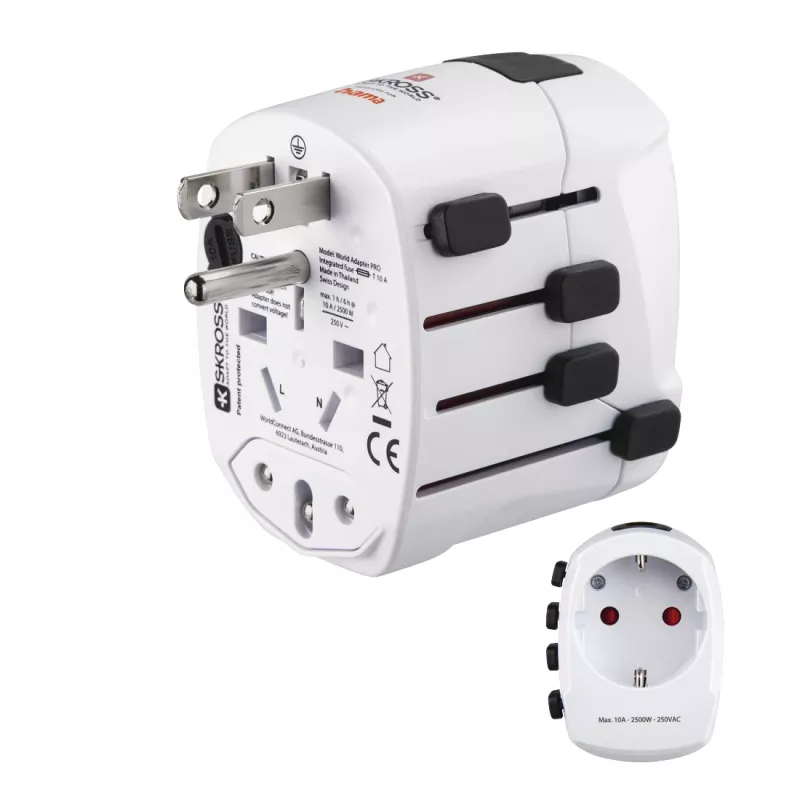 Hama World Travel Pro Napájací adaptér univerzálny biely