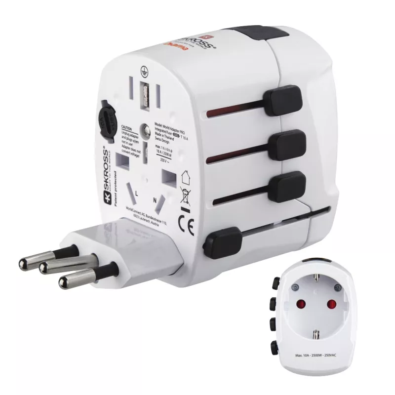 Hama World Travel Pro Napájací adaptér univerzálny biely