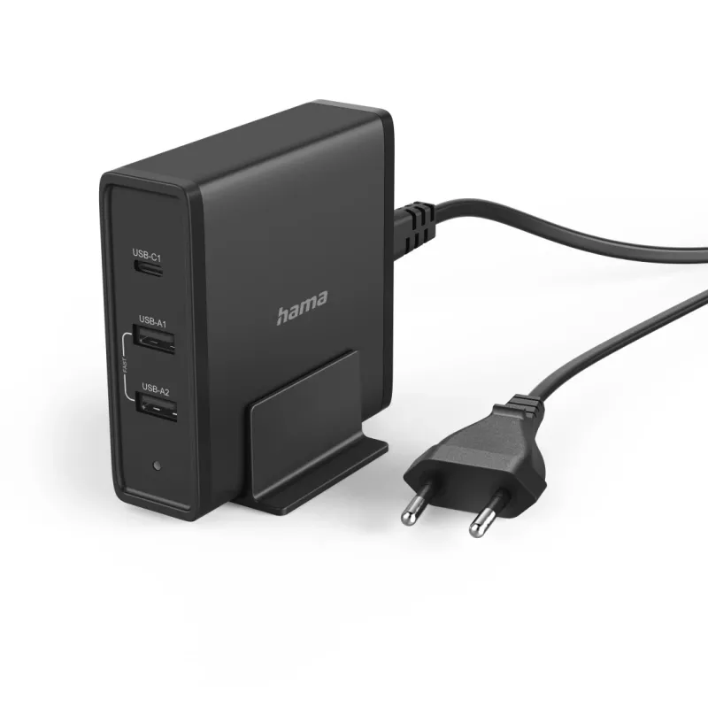 Hama 00200017 Mobilná nabíjačka Smartphone, Tablet, univerzálna čierna AC rýchle nabíjanie interiér