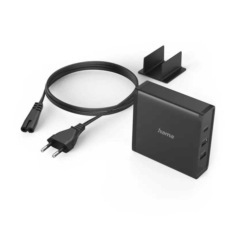 Hama 00200017 Mobilná nabíjačka Smartphone, Tablet, univerzálna čierna AC rýchle nabíjanie interiér