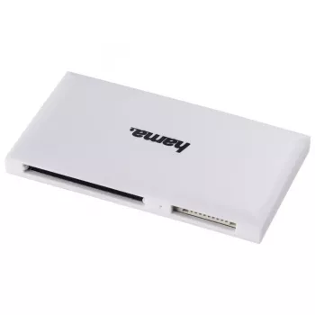 Hama USB 3.0 Multi-čítačka kariet, SD/microSD/CF/MS, biela