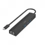 Hama 00200144 rozbočovač USB 3.2 Gen 1 (3.1 Gen 1) Type-C 5000 Mbit/s čierny