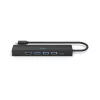 Hama 00200144 rozbočovač USB 3.2 Gen 1 (3.1 Gen 1) Type-C 5000 Mbit/s čierny