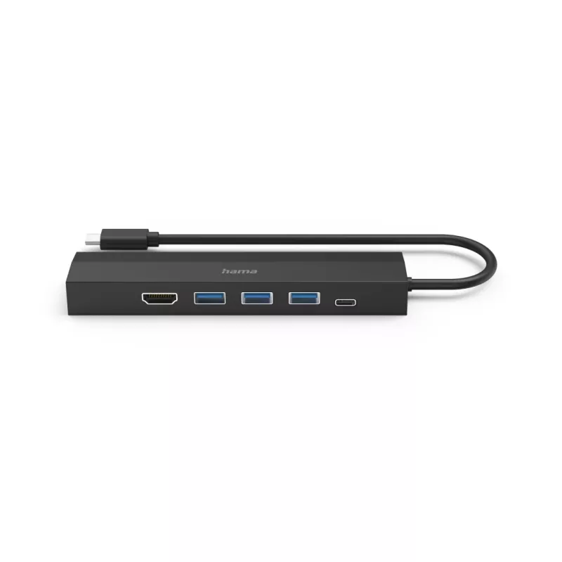 Hama 00200144 rozbočovač USB 3.2 Gen 1 (3.1 Gen 1) Type-C 5000 Mbit/s čierny