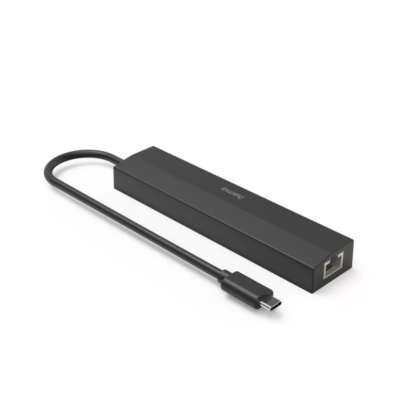 Hama 00200144 rozbočovač USB 3.2 Gen 1 (3.1 Gen 1) Type-C 5000 Mbit/s čierny