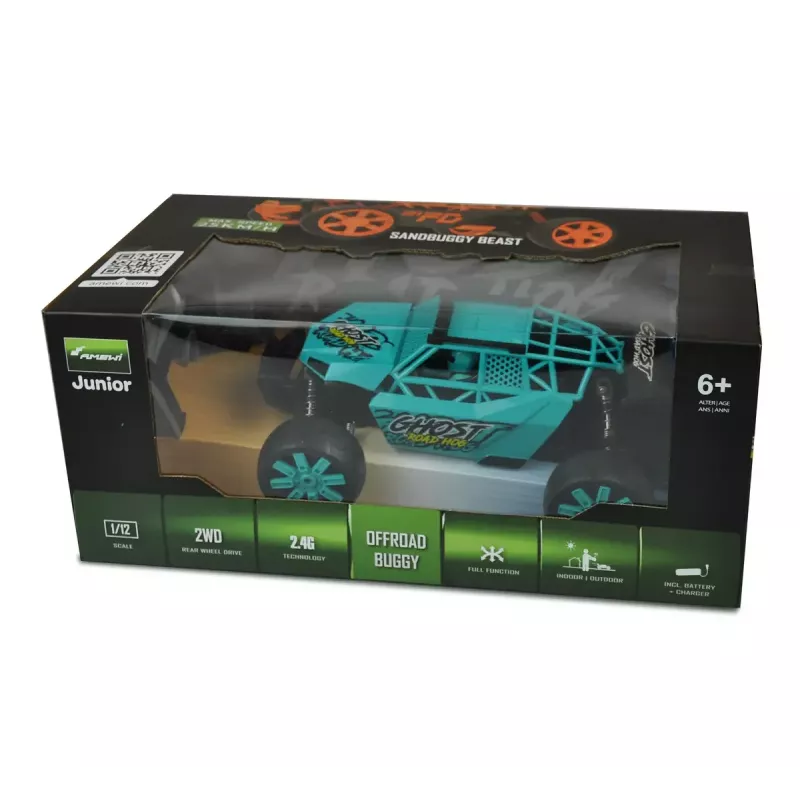 Buggy Amewi Ghost elektromotor 1:12 pre deti od 6 rokov