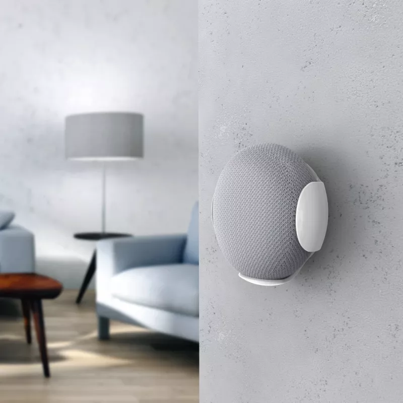 Hama 00181531 nástenný držiak pre Google Home/Nest Mini, biely