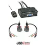 Lindy 2 port VGA, USB 2.0 & Audio káblový KVM prepínač