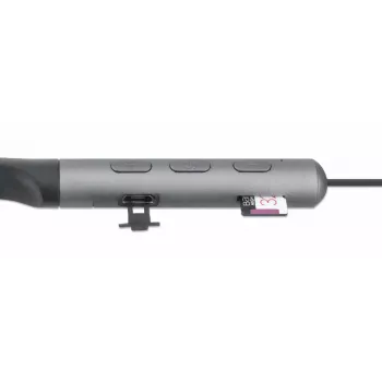 Manhattan Bluetooth in-ear headset s nákrčníkom, mikrofón, integrované ovládacie prvky, odolný voči potu, izolujúci hluk, 5 hodín používania, max. dosah 10 m, slot na MicroSD karty, Bluetooth v5.0, USB-A nabíjací kábel v balení, trojročná záruka