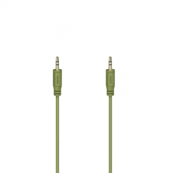 Hama Flexi-slim audio kábel 0,75 m 3,5 mm zelený konektor samec na konektor samec