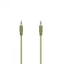 Hama Flexi-slim audio kábel 0,75 m 3,5 mm zelený konektor samec na konektor samec