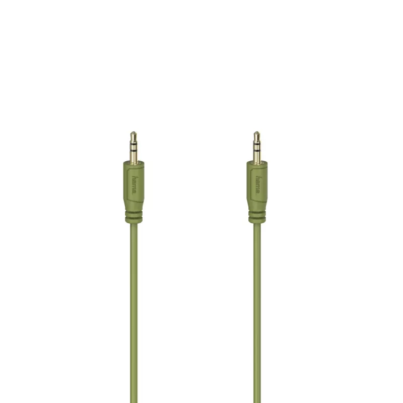 Hama Flexi-slim audio kábel 0,75 m 3,5 mm zelený konektor samec na konektor samec
