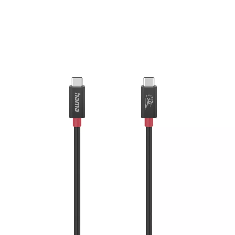 Hama 00200779 USB kábel USB4 Gen 3x2 1 m USB C čierny