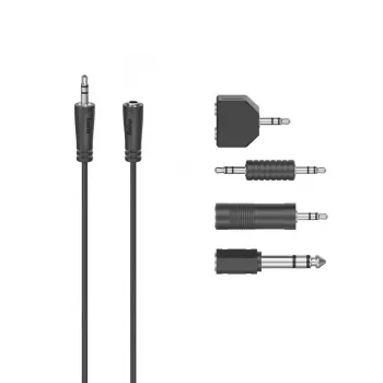Audio kábel Hama 00205122 2,5 m 3,5 mm konektor samec na konektor samec čierna