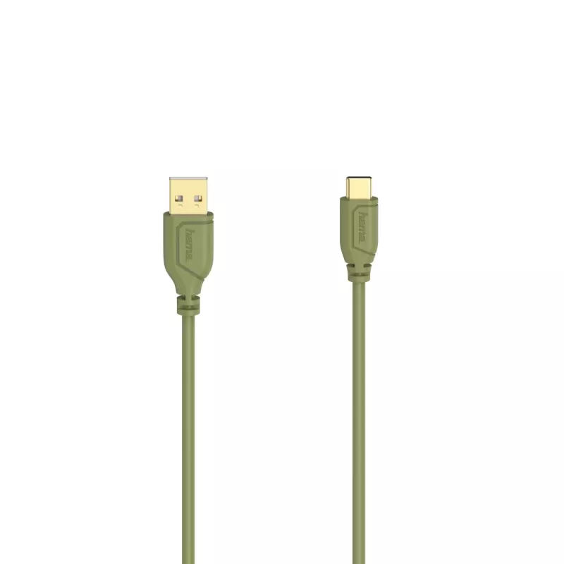 Hama Flexi-slim USB kábel USB 2.0 0,75 m USB C USB A zelený